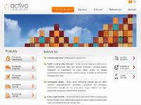 A website for a logistics company. - wykonane przez VisualTeam.pl